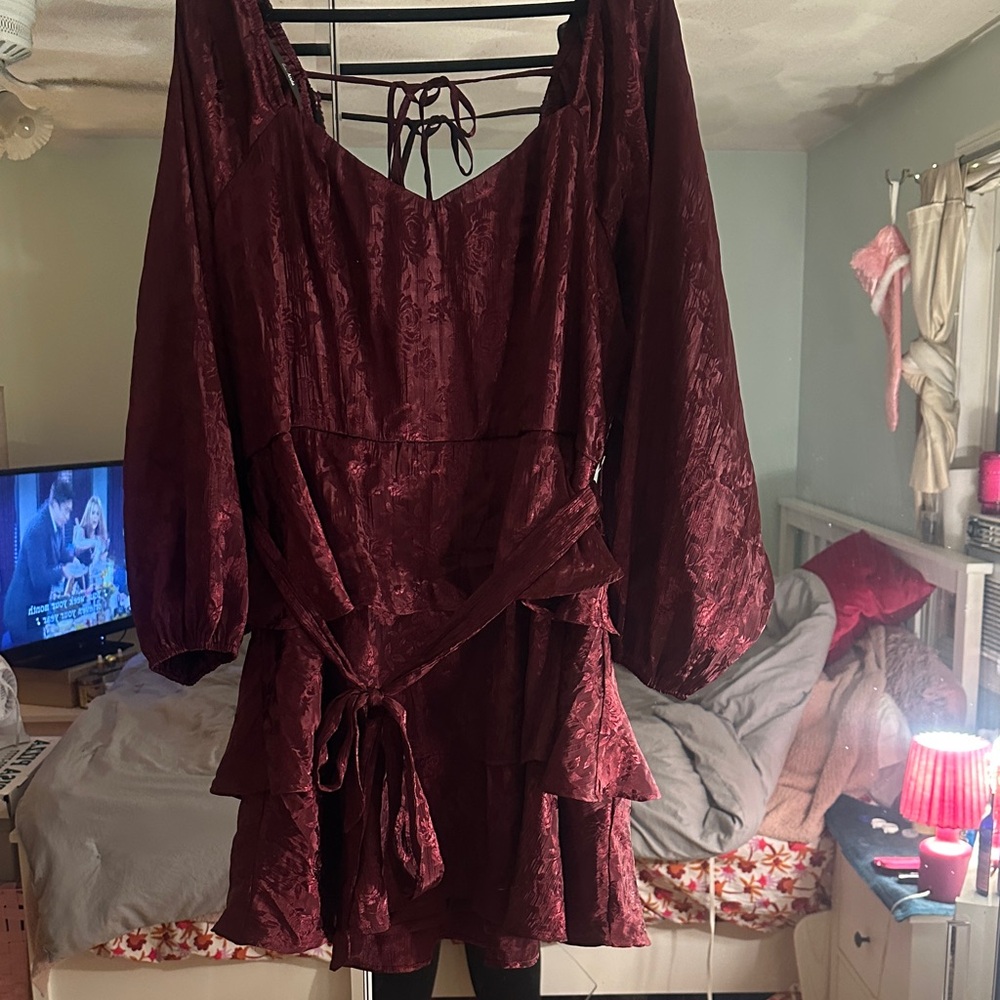 ARULA Burgundy Dress